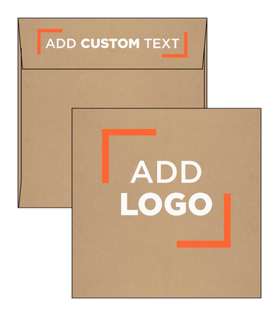 Grocery Bag 28lb 5 1/4 x 5 1/4 Square Envelopes with Peel & Seal