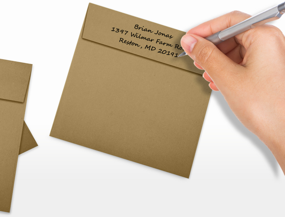 Grocery Bag 28lb 5 1/4 x 5 1/4 Square Envelopes with Peel & Seal
