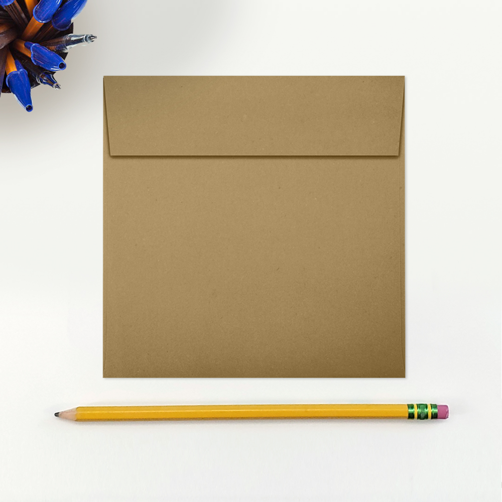Grocery Bag 28lb 5 1/4 x 5 1/4 Square Envelopes with Peel & Seal
