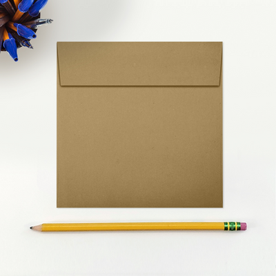 Grocery Bag 28lb 5 1/4 x 5 1/4 Square Envelopes with Peel & Seal