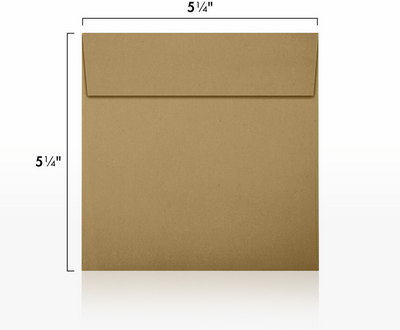 Grocery Bag 28lb 5 1/4 x 5 1/4 Square Envelopes with Peel & Seal