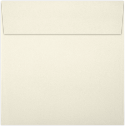 Natural 28lb Cougar 5 1/2 x 5 1/2 Square Premium Envelopes with Peel & Seal