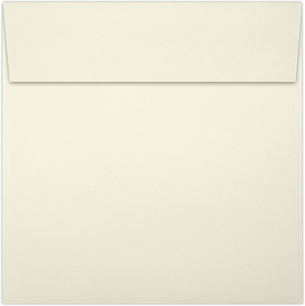 Natural 28lb Cougar 5 1/2 x 5 1/2 Square Premium Envelopes with Peel & Seal