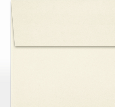 Natural 28lb Cougar 5 1/2 x 5 1/2 Square Premium Envelopes with Peel & Seal