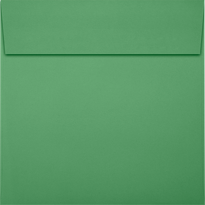 Holiday Green 32lb 5 1/2 x 5 1/2 Square Envelopes with Peel & Seal