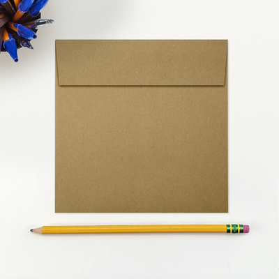 Grocery Bag 28lb 5 1/2 x 5 1/2 Square Envelopes with Peel & Seal