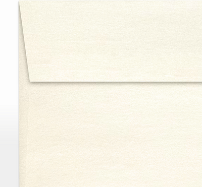 Champagne Ivory Metallic 32lb 5 1/2 x 5 1/2 Square Envelopes with Peel & Seal