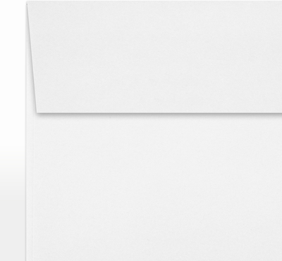 White Recycled 32lb 5 1/2 x 5 1/2 Square Envelopes with Peel & Seal