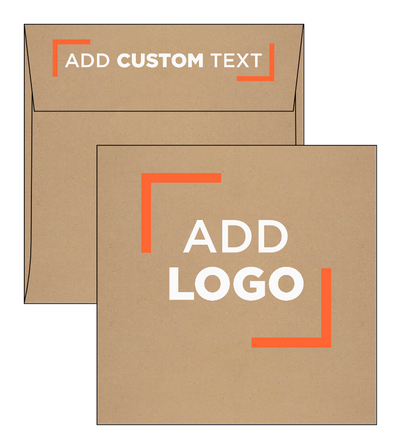 Grocery Bag 28lb 5 3/4 x 5 3/4 Square Envelopes with Peel & Seal