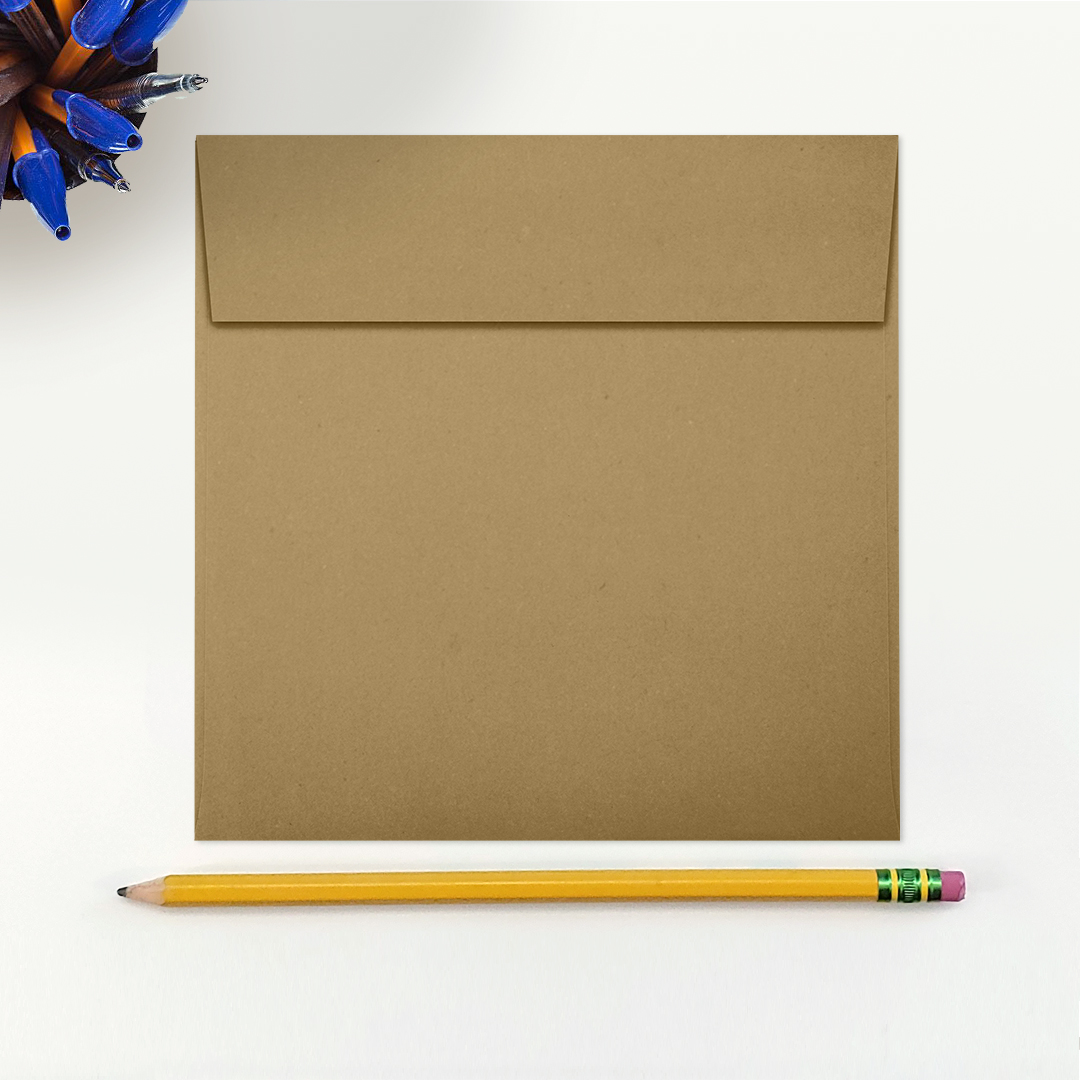 Grocery Bag 28lb 5 3/4 x 5 3/4 Square Envelopes with Peel & Seal