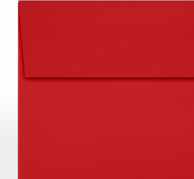Red 32lb 6 x 6 Square Envelopes with Peel & Seal