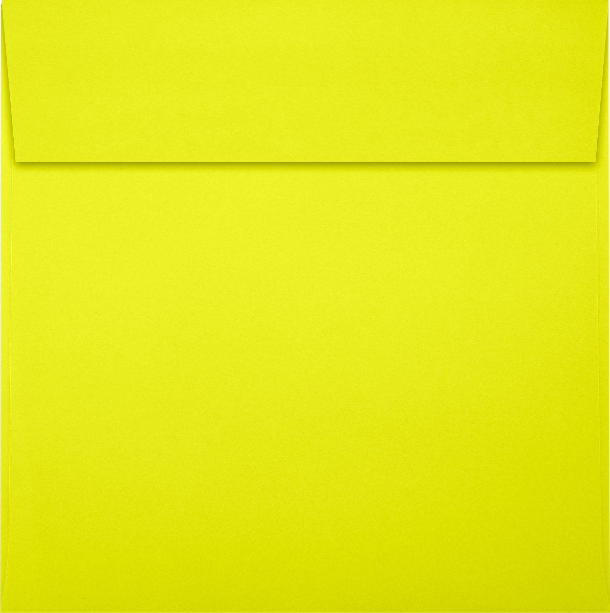 Citrus Yellow 32lb 6 x 6 Square Envelopes with Peel & Seal