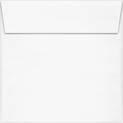 Crystal White Metallic 32lb 6 x 6 Square Envelopes with Peel & Seal