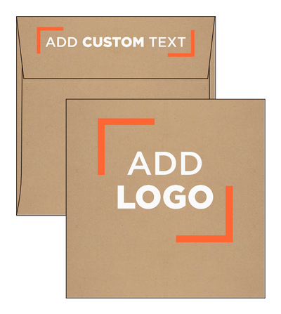 Grocery Bag 28lb 6 x 6 Square Envelopes with Peel & Seal