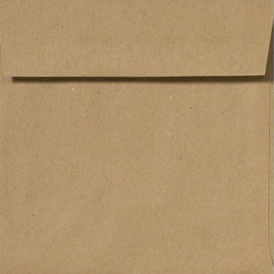Grocery Bag 28lb 6 x 6 Square Envelopes with Peel & Seal