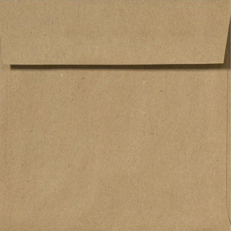 Grocery Bag 28lb 6 x 6 Square Envelopes with Peel & Seal