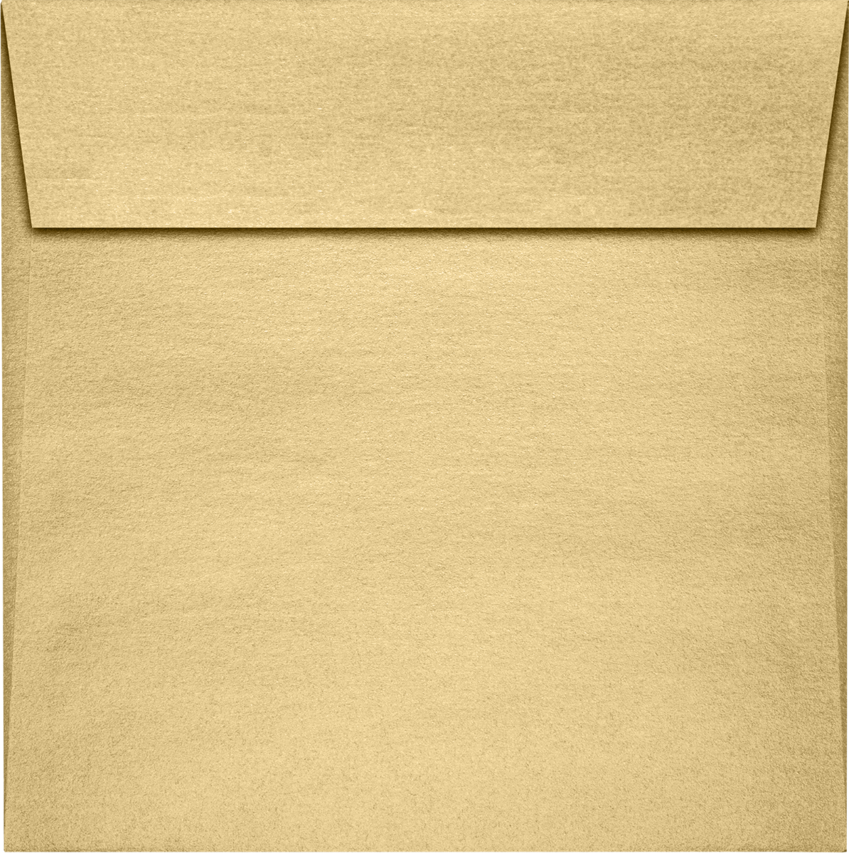 Light Gold Blonde Metallic 32lb 6 x 6 Square Envelopes with Peel & Seal