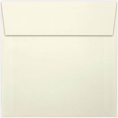 Natural Linen 32lb 6 x 6 Square Envelopes with Peel & Seal