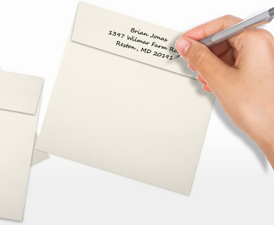 Natural Recycled 32lb 6 x 6 Square Envelopes with Peel & Seal