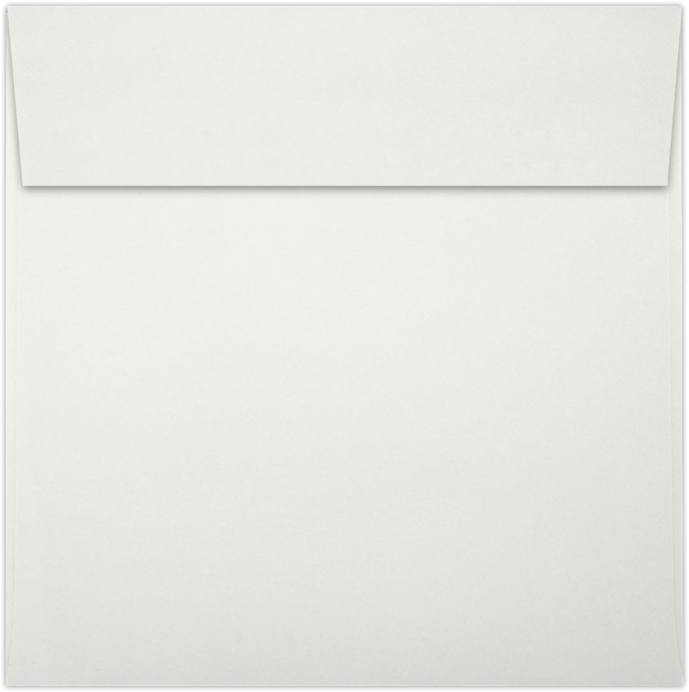 Natural 100% Cotton 32lb 6 x 6 Square Envelopes with Peel & Seal
