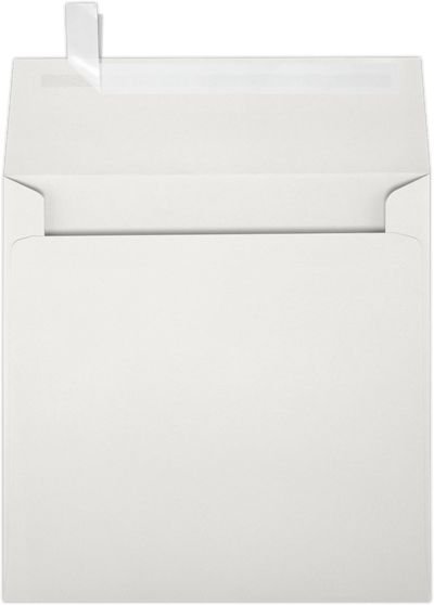 Natural 100% Cotton 32lb 6 x 6 Square Envelopes with Peel & Seal