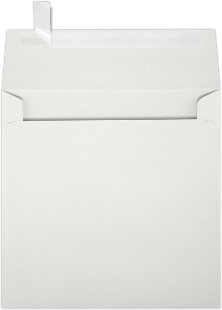 Natural 100% Cotton 32lb 6 x 6 Square Envelopes with Peel & Seal