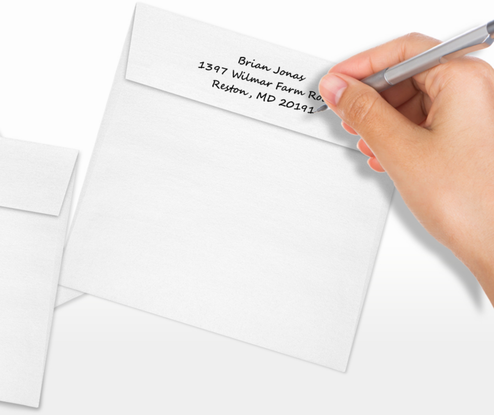 Crystal White Metallic 32lb 6 1/2 x 6 1/2 Square Envelopes with Peel & Seal