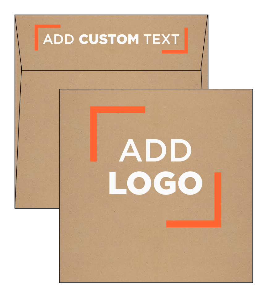 Grocery Bag 28lb 6 1/2 x 6 1/2 Square Envelopes with Peel & Seal
