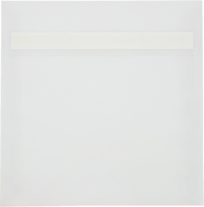 Clear Translucent 30lb 7 x 7 Square Envelopes with Peel & Seal