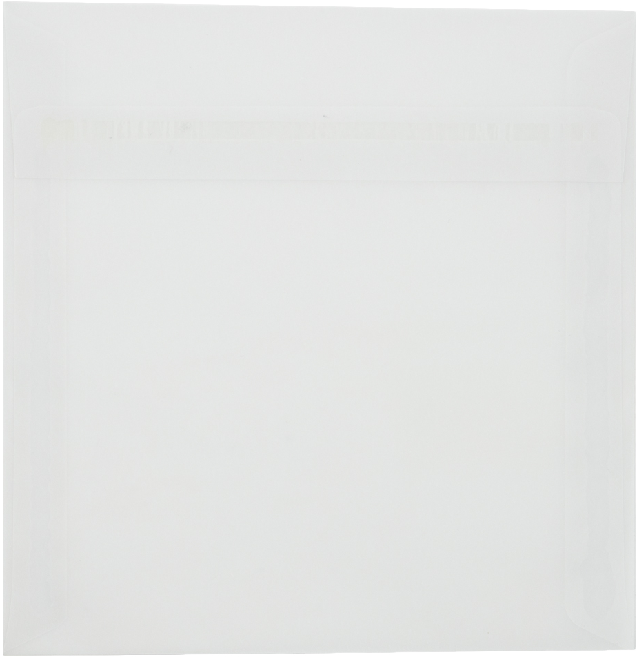 Clear Translucent 30lb 7 x 7 Square Envelopes with Peel & Seal