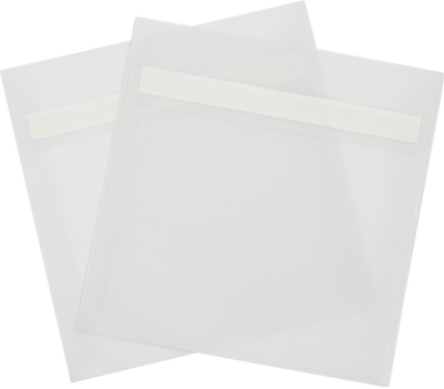 Clear Translucent 30lb 7 x 7 Square Envelopes with Peel & Seal