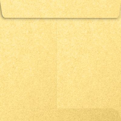 Gold Metallic 32lb 7 1/2 x 7 1/2 Square Envelopes with Peel & Seal