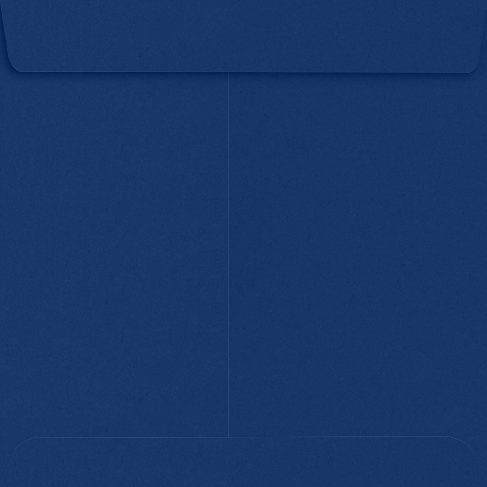 Navy Blue 32lb 7 1/2 x 7 1/2 Square Envelopes with Peel & Seal