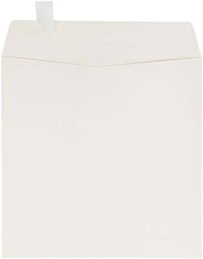 Natural 28lb Cougar 8 x 8 Square Premium Envelopes with Peel & Seal