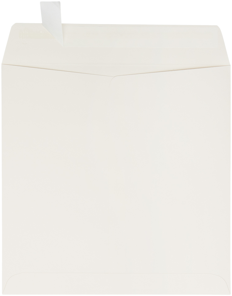 Natural 28lb Cougar 8 x 8 Square Premium Envelopes with Peel & Seal