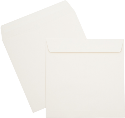 Natural 28lb Cougar 8 x 8 Square Premium Envelopes with Peel & Seal