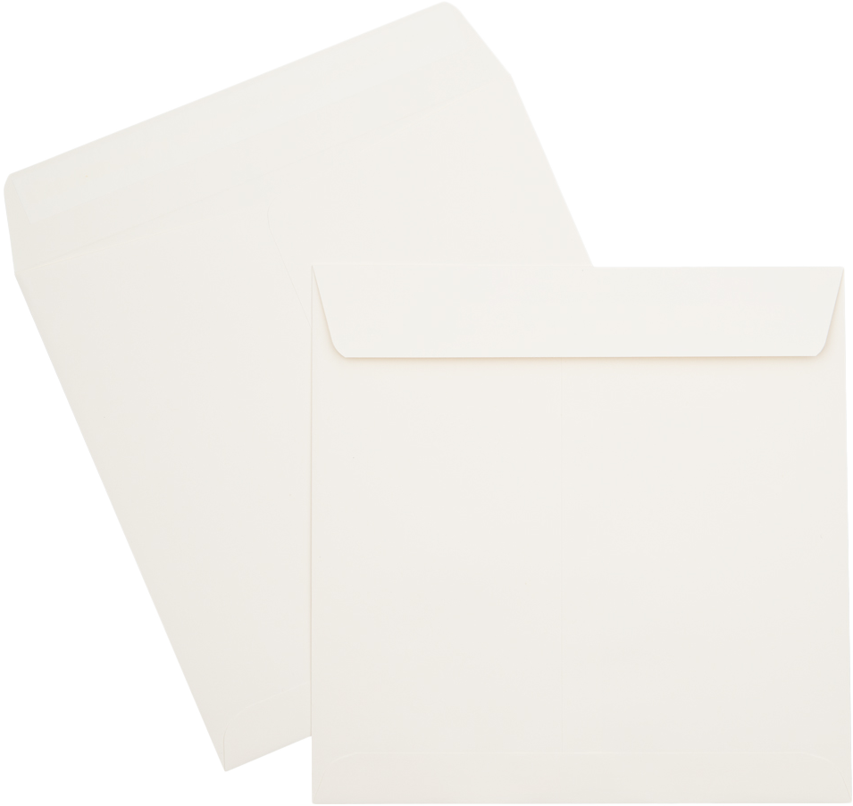 Natural 28lb Cougar 8 x 8 Square Premium Envelopes with Peel & Seal