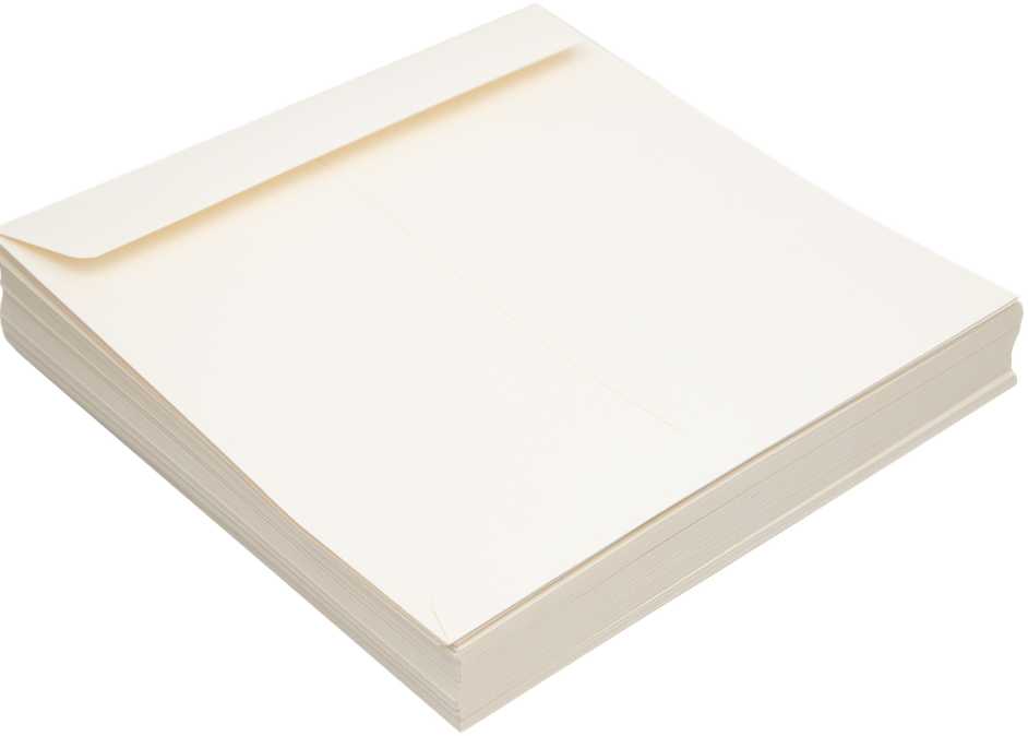 Natural 28lb Cougar 8 x 8 Square Premium Envelopes with Peel & Seal