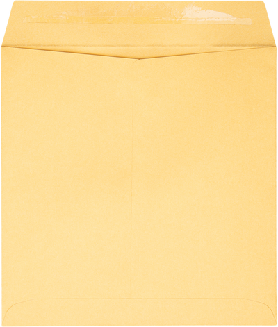 Gold Metallic 32lb 8 x 8 Square Envelopes with Peel & Seal