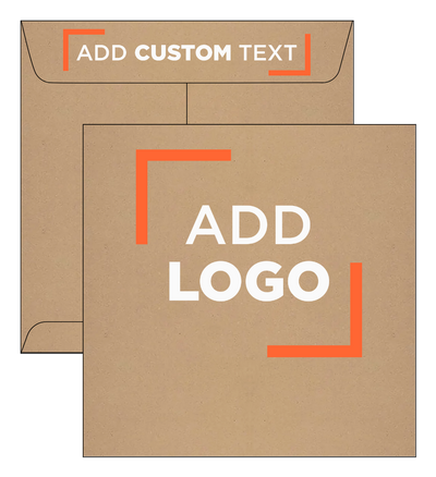 Grocery Bag 28lb 8 x 8 Square Envelopes with Peel & Seal