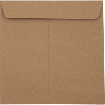 Grocery Bag 28lb 8 x 8 Square Envelopes with Peel & Seal