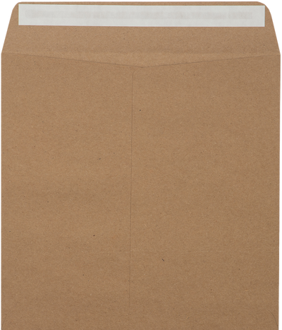 Grocery Bag 28lb 8 x 8 Square Envelopes with Peel & Seal