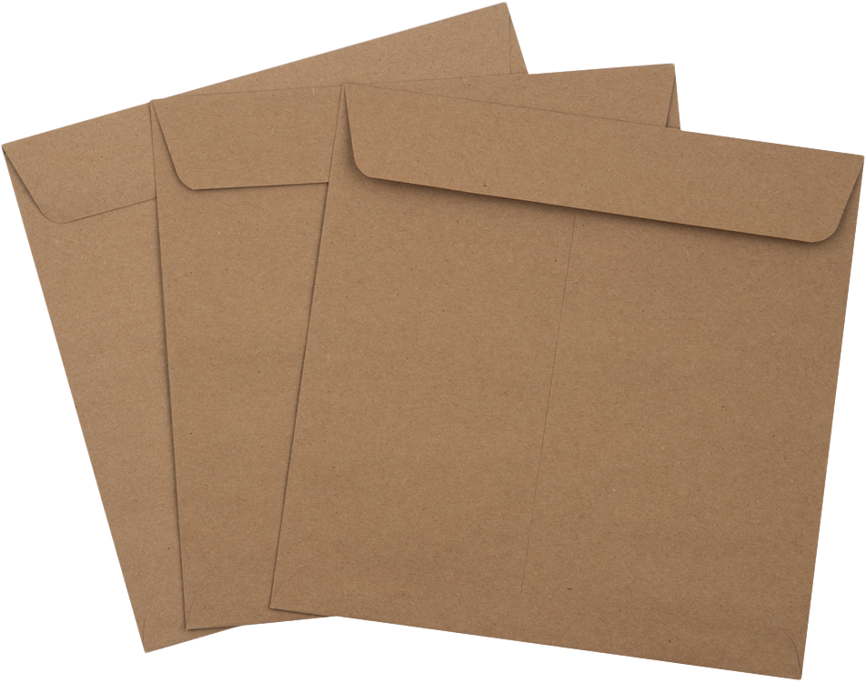 Grocery Bag 28lb 8 x 8 Square Envelopes with Peel & Seal