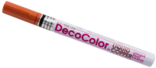 Copper Fine Line Opaque Paint Markers
