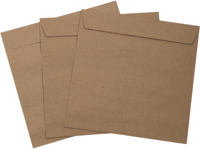Grocery Bag 28lb 8 1/2 x 8 1/2 Square Envelopes with Peel & Seal