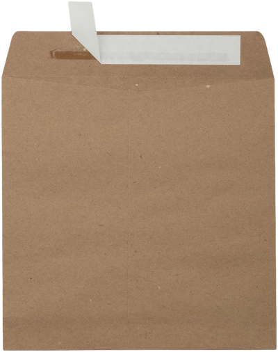 Grocery Bag 28lb 8 1/2 x 8 1/2 Square Envelopes with Peel & Seal