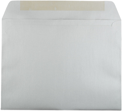 Silver Metallic 32lb 9 x 12 Booklet Envelopes