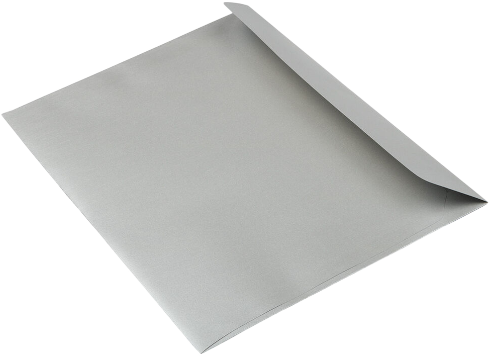 Silver Metallic 32lb 9 x 12 Booklet Envelopes
