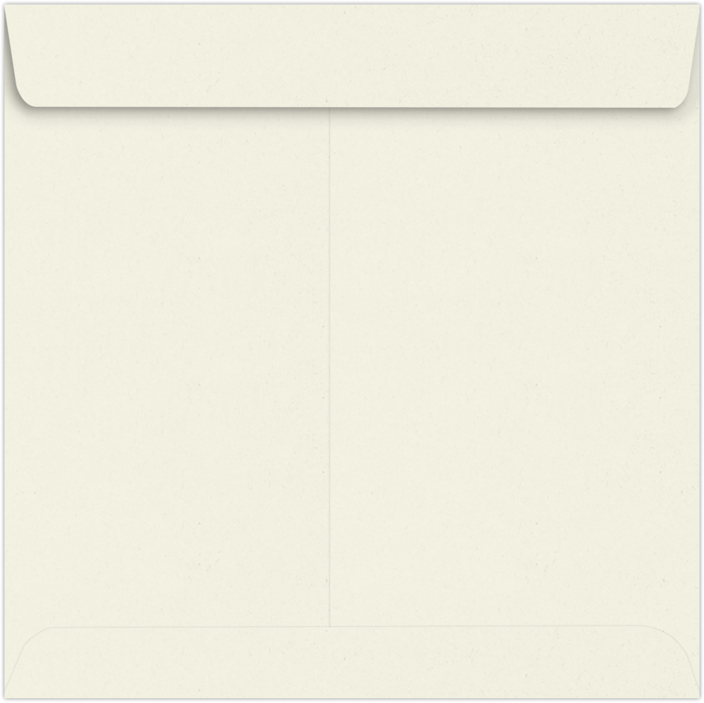 Natural 28lb Cougar 9 x 9 Square Premium Envelopes with Peel & Seal