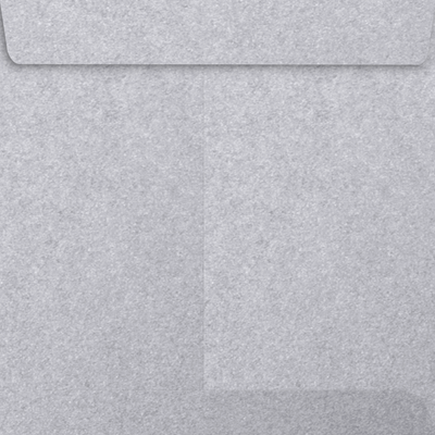 Silver Metallic 32lb 9 x 9 Square Envelopes with Peel & Seal